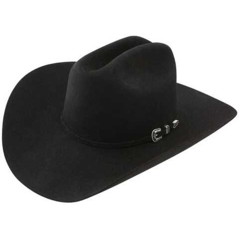 Stetson Skyline 6X Black Fur Felt Cowboy Hat Size 8 Made in USA