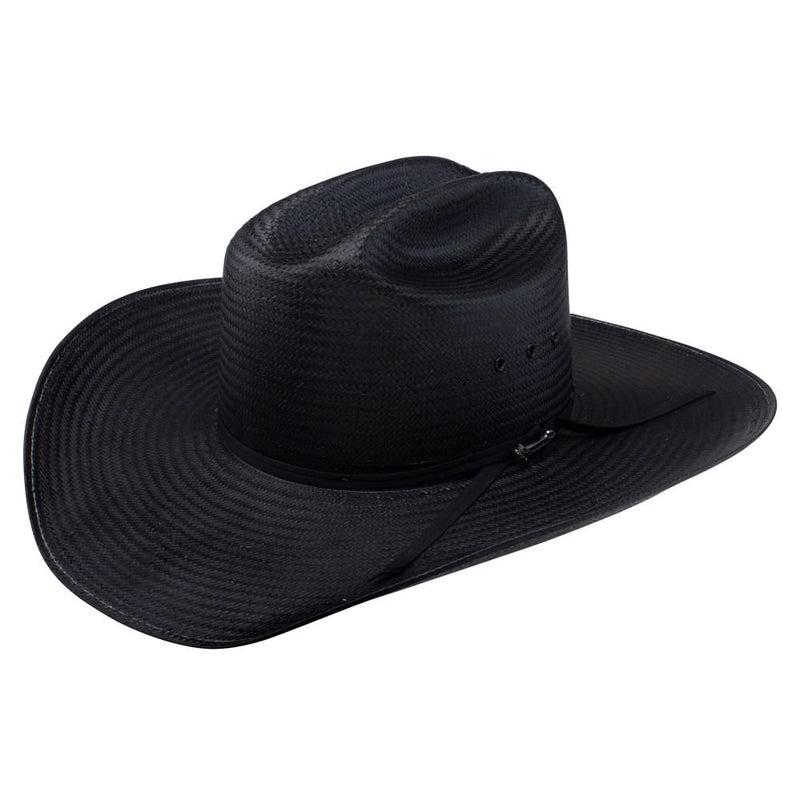 Stetson Coal Mine Black Straw Cowboy Hat