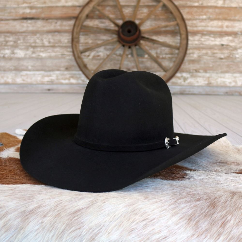 Resistol Tucker 3X Black Felt Cowboy Hat Size 8 Available – Willow