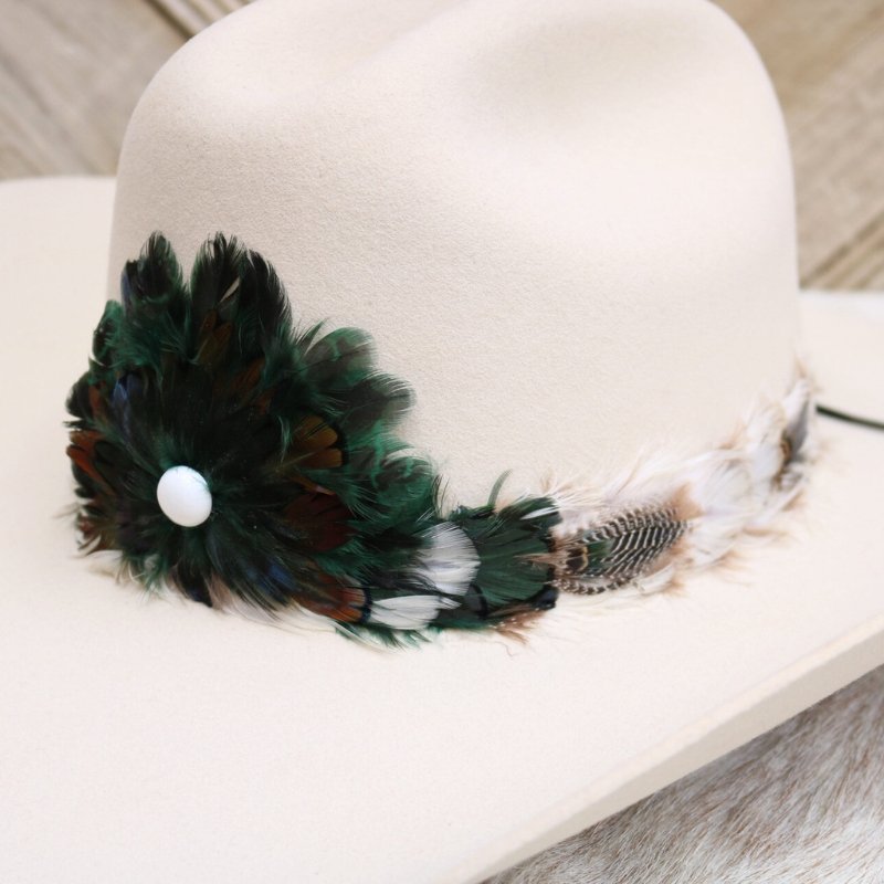 Western Feather Hat Band - Royal
