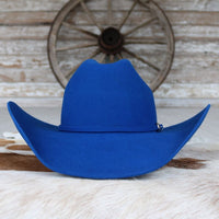 Serratelli Royal Blue Wool Cowboy Hat