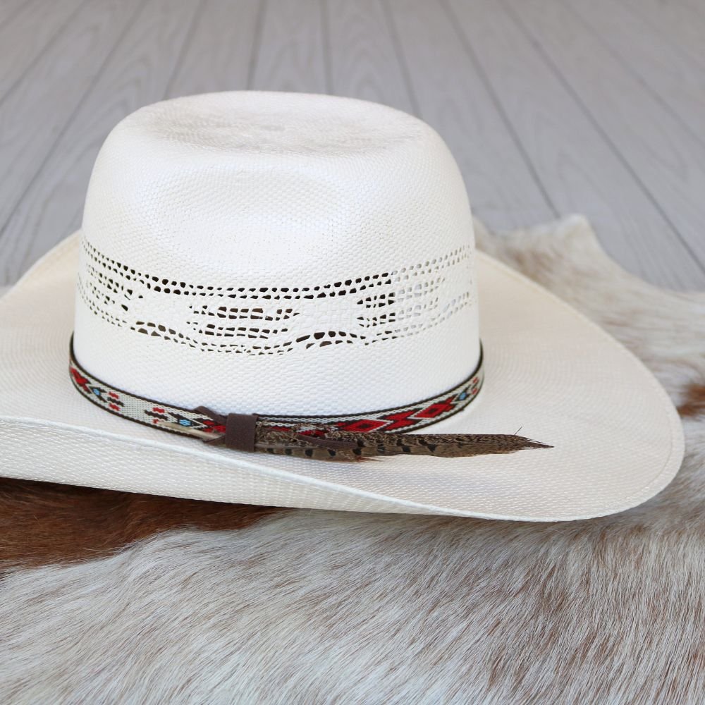 Resistol Young Gun Bangora Straw Cowboy Hat Tall Crown