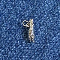 Cockatoo Charm Sterling Silver