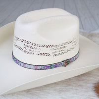 Justin Kids Ivory Straw Cowboy Hat - Wilder Jr.
