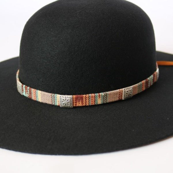 Western Woven Colorful Hat Band - Sunset Skies
