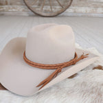 Saddle Braided Leather Hat Band