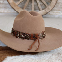 Western Feather Hat Band - Starling