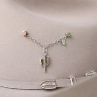 Cactus Charm Sterling Silver