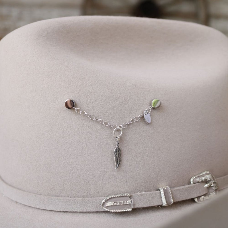 Feather Charm Sterling Silver