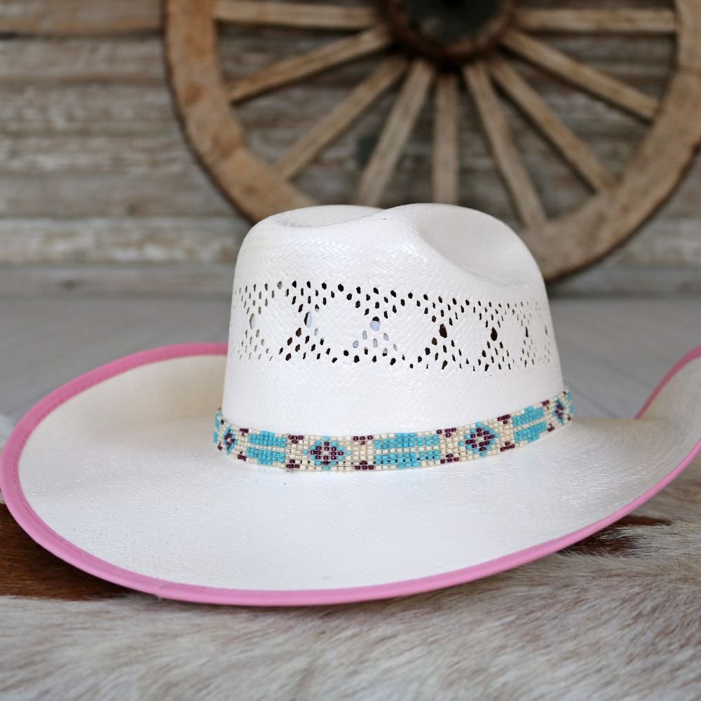 Charlie 1 Horse Gracie Jr. Girls Straw Cowboy Hat