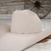 Silver Horseshoe Chain Hat Band