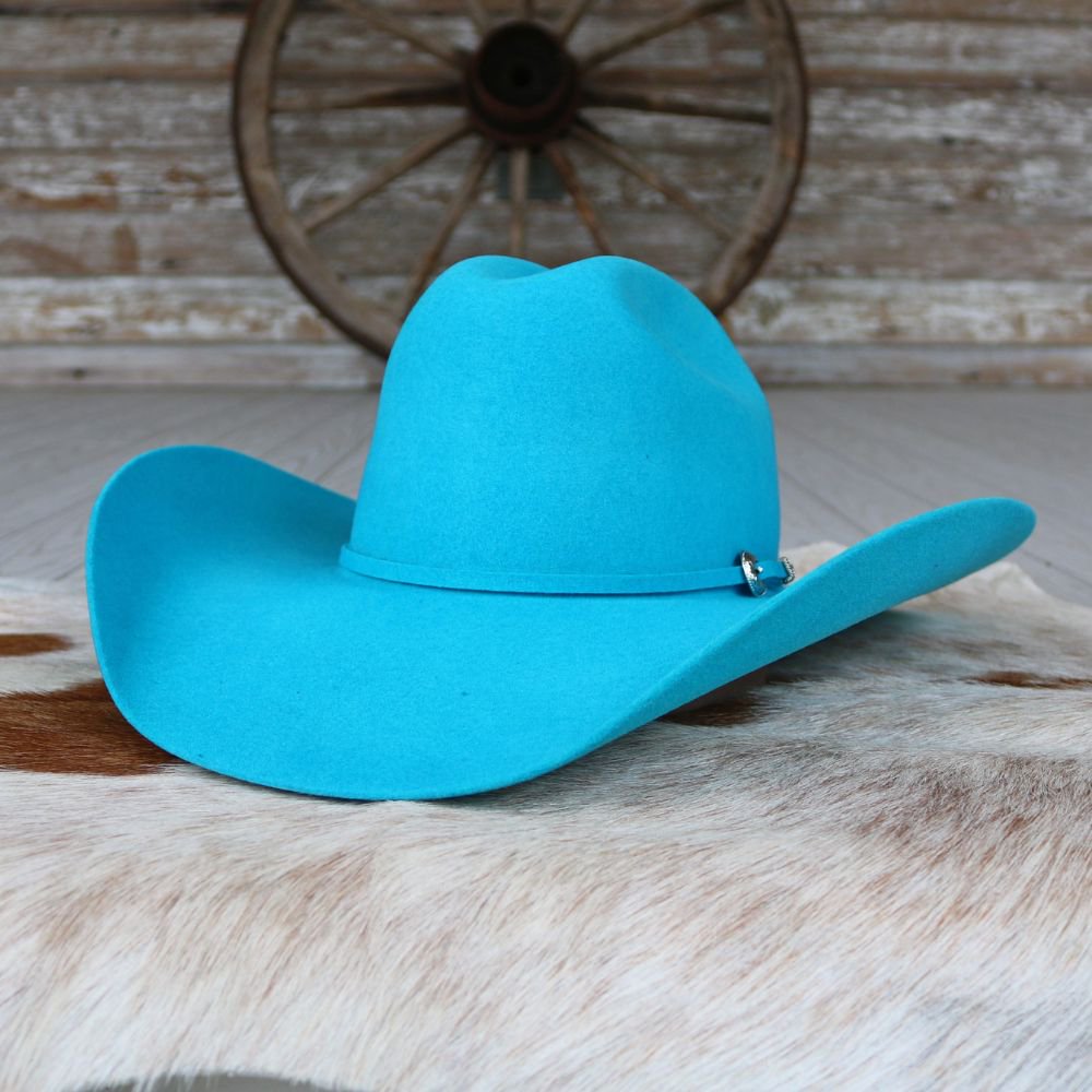 Serratelli Turquoise Wool Cowboy Hat