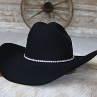 Tennis Chain Rhinestone Hat Band - The Jolene