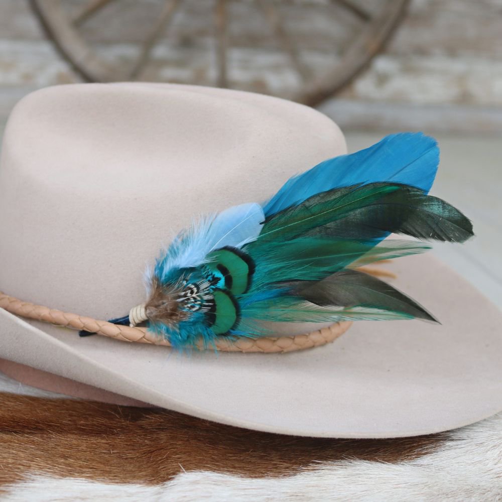 【if you have/Feather Hat】 Feather Hat Accent - Billie – Willow Lane Hat Co.