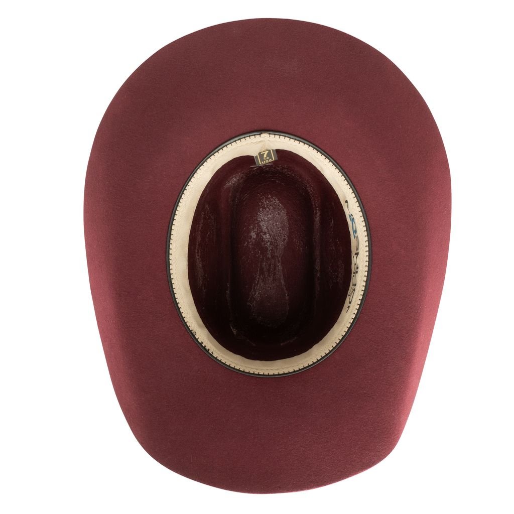 Resistol CJ Thunder Hill 3X Burgundy Cowboy Hat