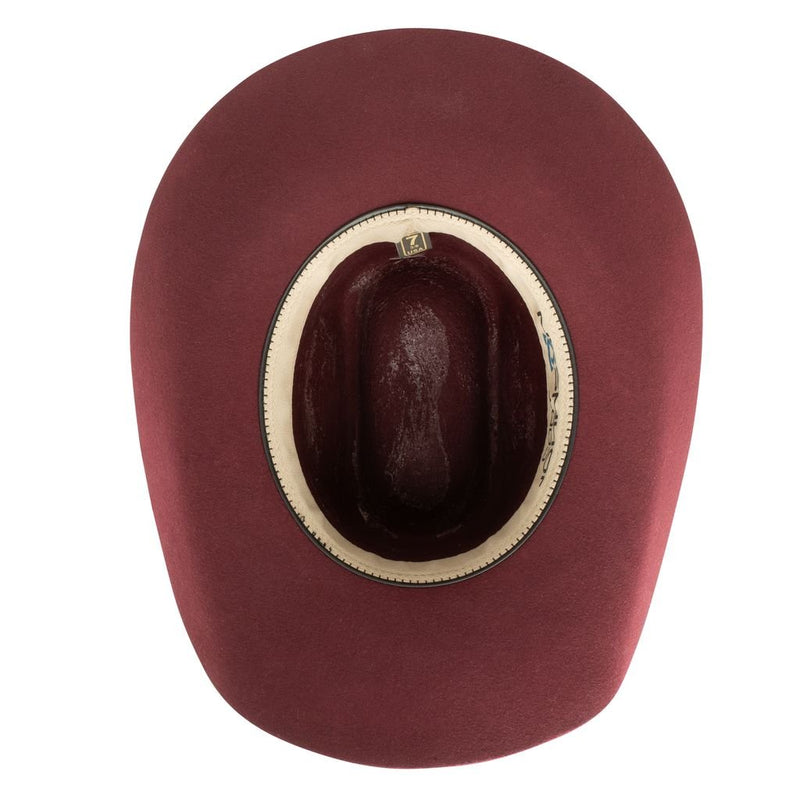 Resistol CJ Thunder Hill 3X Burgundy Cowboy Hat