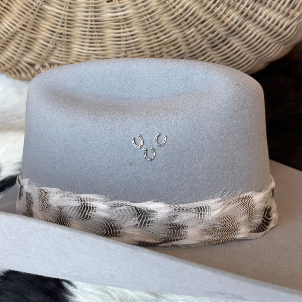 Sterling Silver Horseshoe Hat Pin Trio