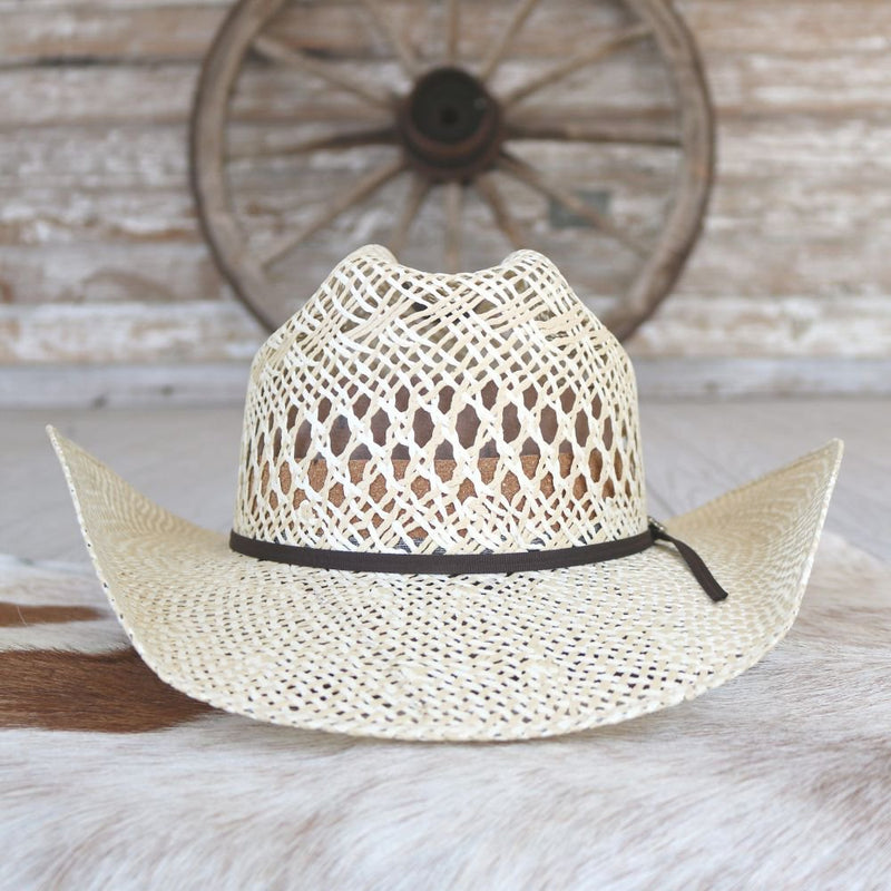 Twister Twisted Weave Straw Cowboy Hat Size 8 – Ventilated  display picture 3