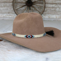 Horsehair Beaded Hat Band - Cheval