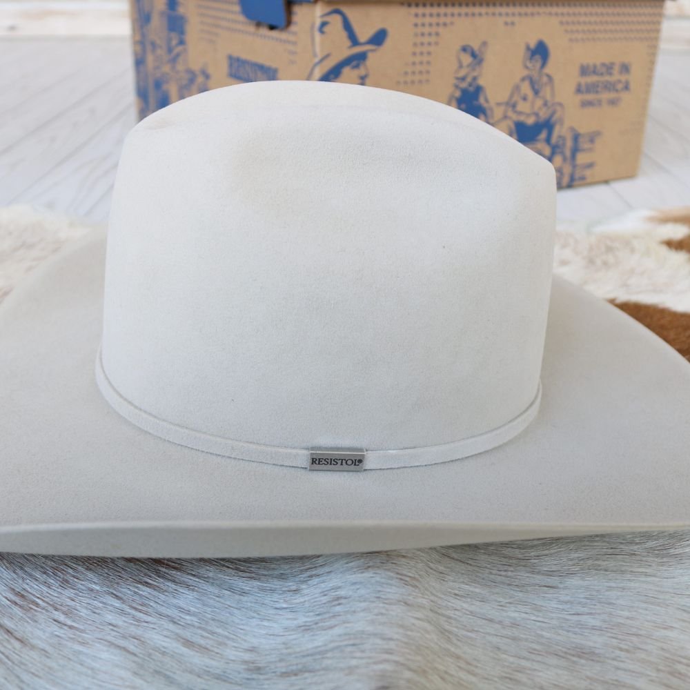 Resistol Five Star 5X Silverbelly Fur Felt Cowboy Hat
