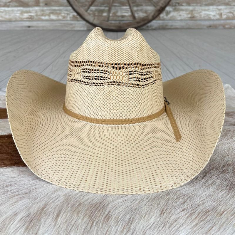 Serratelli Bangora Straw Cowboy Hat – Tan