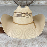 Serratelli Bangora Straw Cowboy Hat – Tan