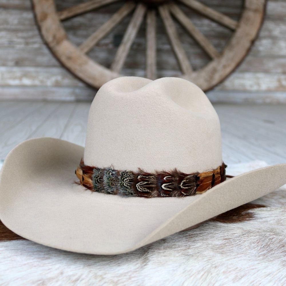 Western Feather Hat Band - Shikoba (short) – Willow Lane Hat Co.