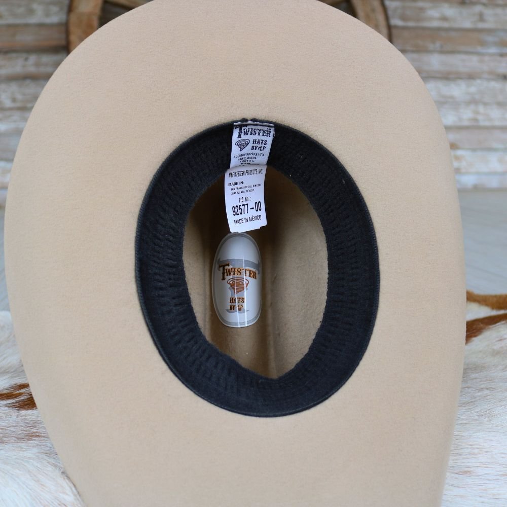 Twister Junior Wool Cowboy Hat - Natural