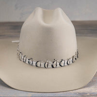 White Feather Hat Band - Luna