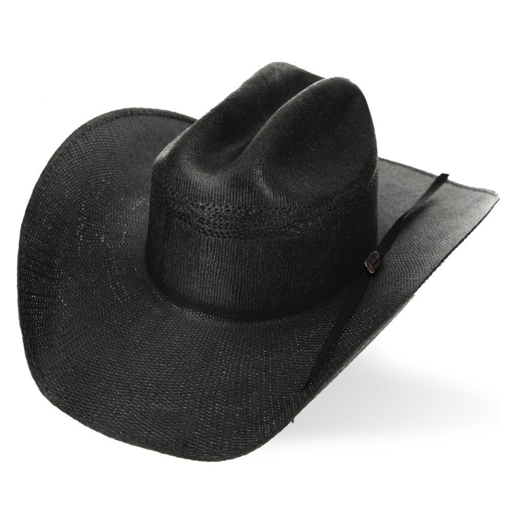 Justin Straw Cowboy Hat - 20X Cutter Black