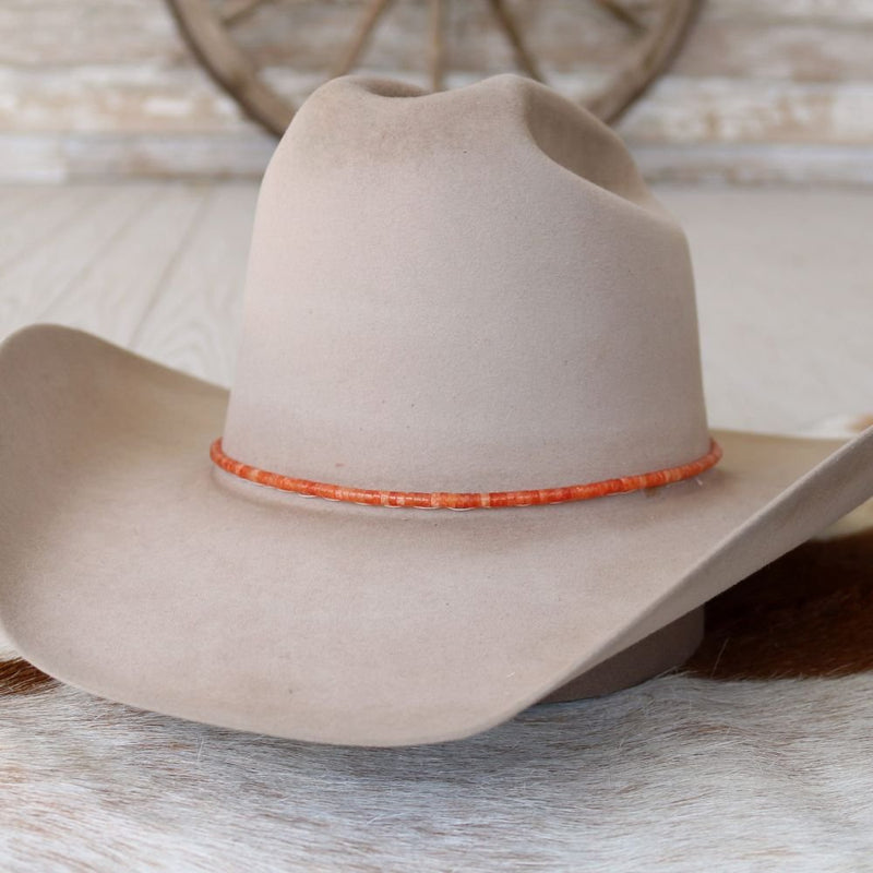 Orange Sunstone Hat Band