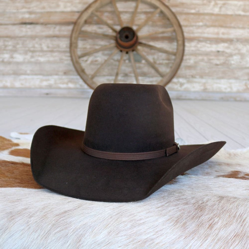 Resistol Hooey Day Money Felt Cowboy Hat | Chocolate