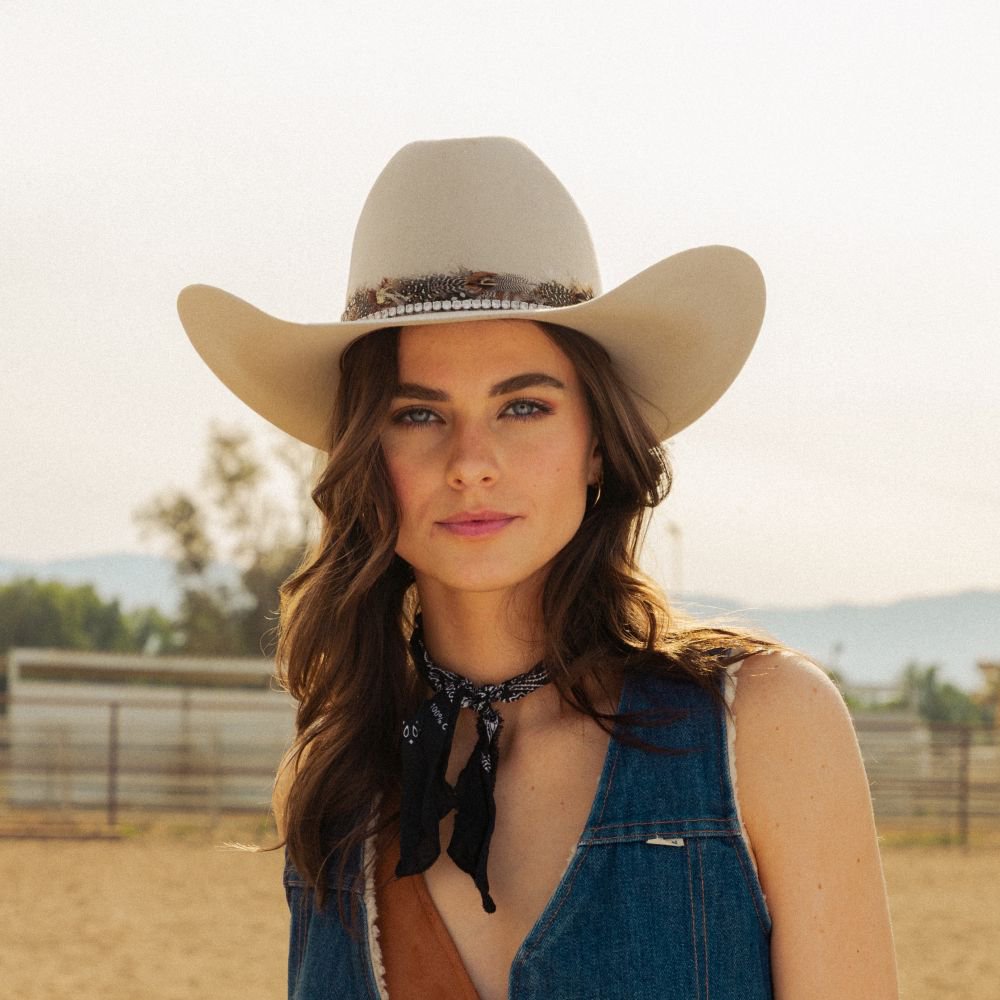 Western Feather Hat Band | Spotted Eagle