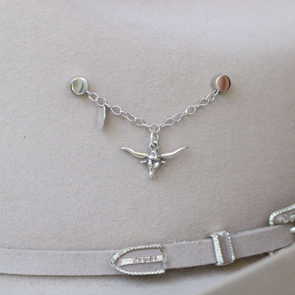 Steer Charm Sterling Silver