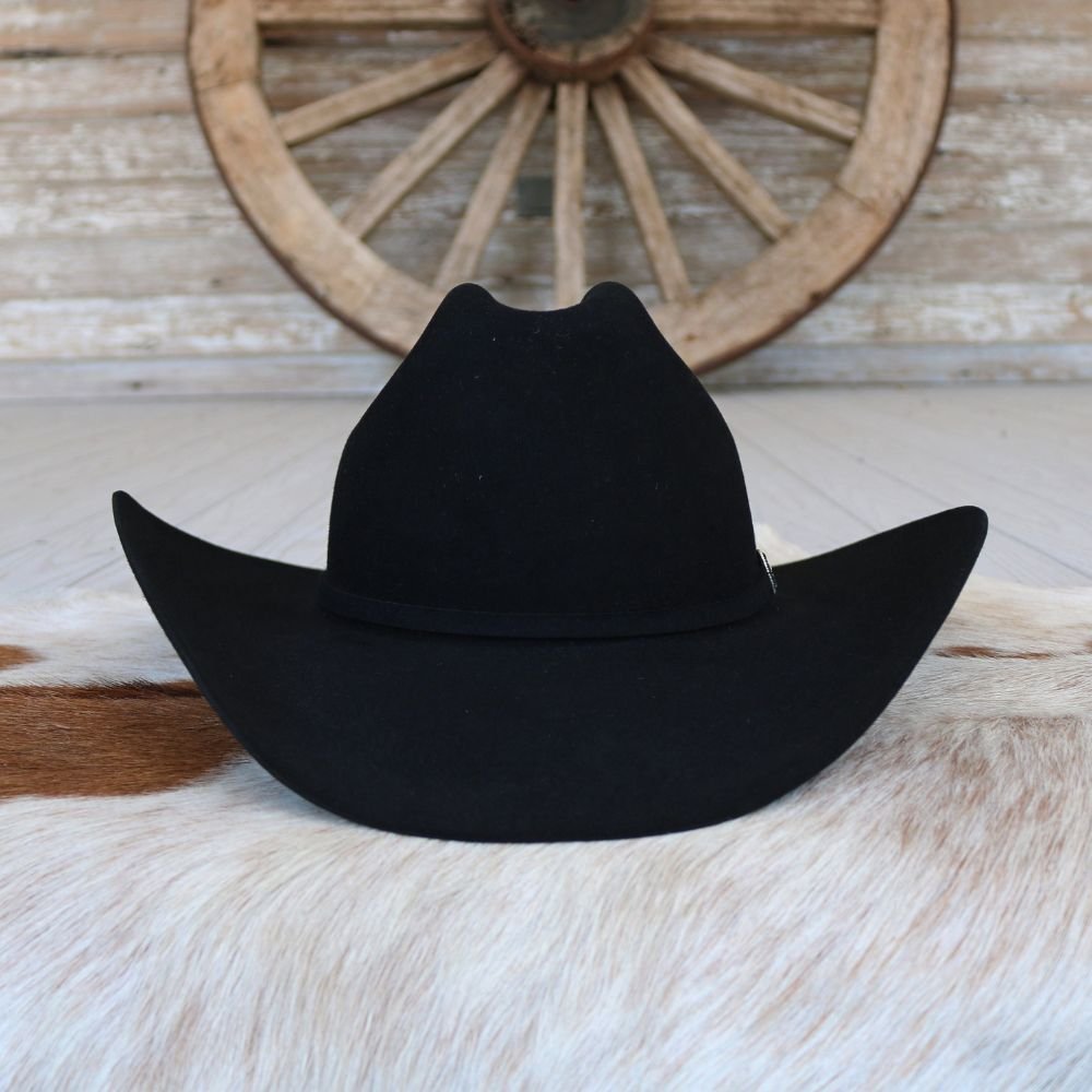 Stetson Skyline 6X Black Fur Felt Cowboy Hat Size 8 Made in USA