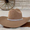 Silver Rhinestone Bling Hat Band - Harlow