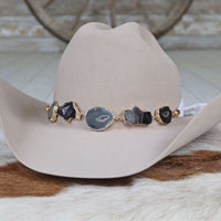Geode Slice Black Hat Band – Reece