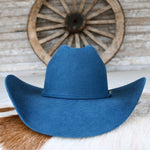 Serratelli Blue Wool Cowboy Hat
