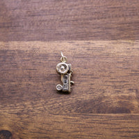 Tractor Charm Sterling Silver