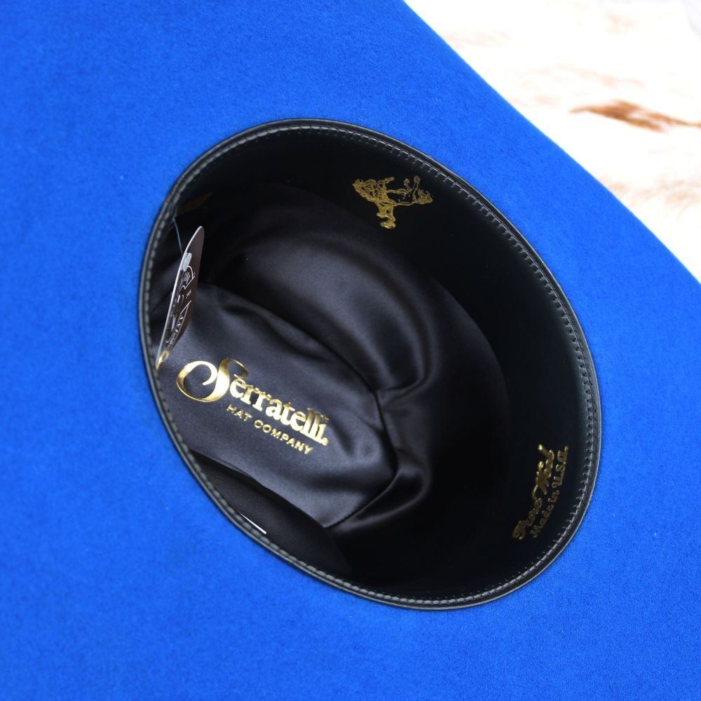 Serratelli Royal Blue Wool Cowboy Hat