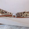 3/4" Sterling Silver Slotted Concho