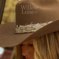 14K Gold Plated Diamond Chain Hat Band