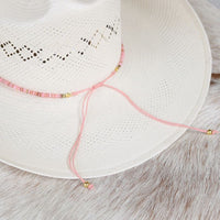 Pink Shell Hat Band - Mabel