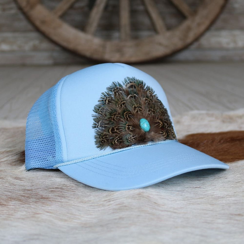 Feathered Trucker Caps