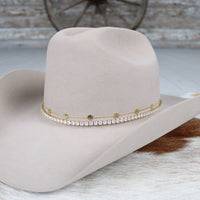 14K Gold Plated Daisy Chain Hat Band