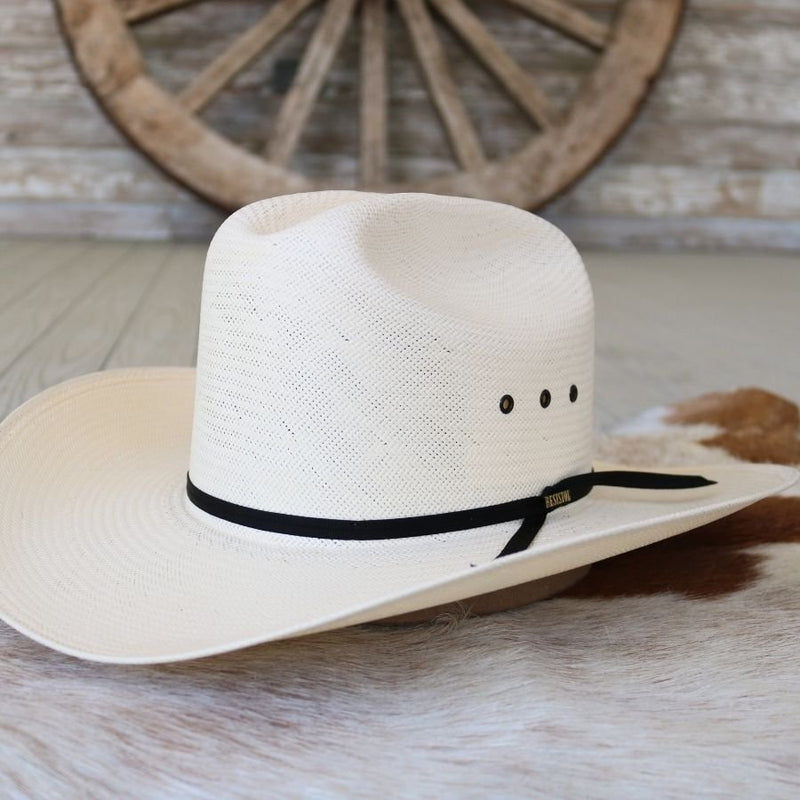 Resistol 10X Long Cattleman Straw Cowboy Hat