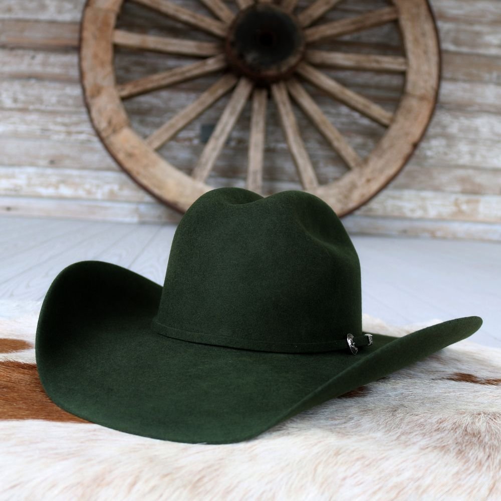 Green cowgirl hat online