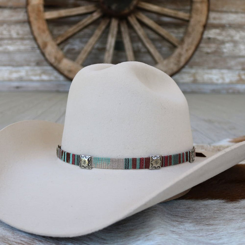 Western Woven Colorful Hat Band - Sunset Skies