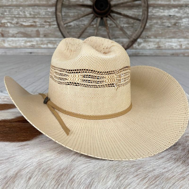 Serratelli Bangora Straw Cowboy Hat – Tan