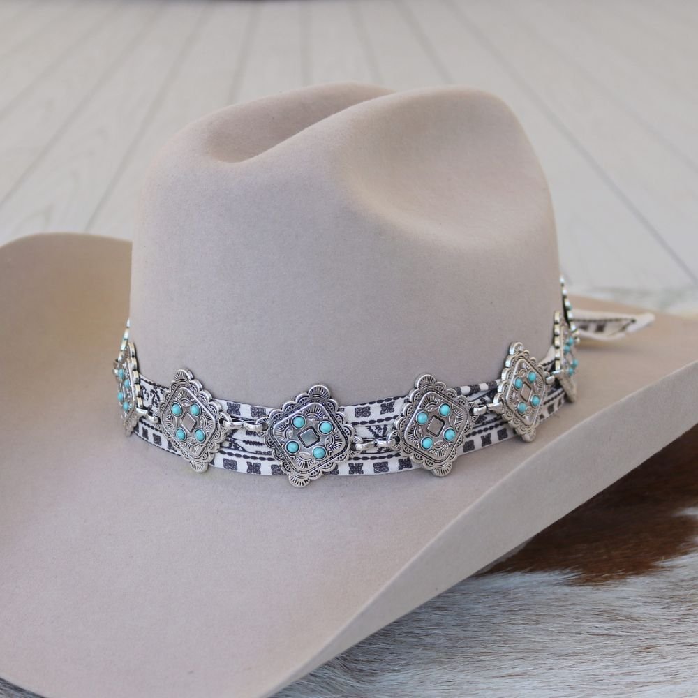 Silver Concho Hat Band - Sundancer